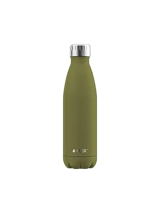 FLSK | Bouteille isotherme - Bouteille thermos 0,5l acier inoxydable noir | olive